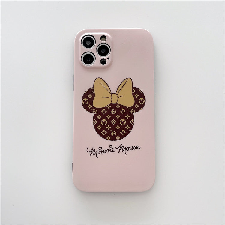 Trendy Cartoon Couple Suitable For iphone13pro Mobile Phone Case XR Mickey Minnie Apple 11 / 8p Soft 12 Matte