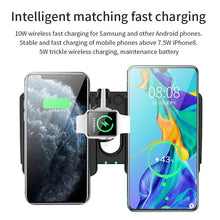 Load image into Gallery viewer, All-In-One Wireless Charger For Apple iPhone Mobile Phone Watch Headset 15W Wireless Fast Charge Four-In-One Wireless Charger