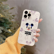 Load image into Gallery viewer, Cute Mickey suitable for iphone13pro mobile phone case full package Apple 8p / 12 dispersed Minnie 11 protective case XR