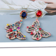Load image into Gallery viewer, New Exaggerated Butterfly Dangle Earrings for Women Fashion Simple Element Jewelry Accessories Pendant Earrings Trend