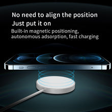 Load image into Gallery viewer, The New Magnetic Suction Wireless Charger Magsafe Is Suitable For Apple iPhone 12 Mobile Phone 15W Fast Charging Magnetic Wireless Charging
