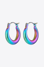 Load image into Gallery viewer, Darling Heart Multicolored Huggie Earrings