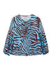 Load image into Gallery viewer, Zebra V-neck Women Blouse