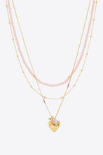 Load image into Gallery viewer, Heart Pendant Layered Necklace
