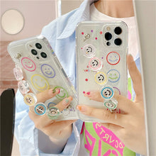 Load image into Gallery viewer, Creative Bracelet Transparent Smiley Face Suitable For iPhone 12promax Apple 11 Mobile Phone Case  X/13