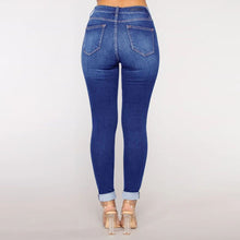 Load image into Gallery viewer, Fashion Ripped Small Foot Women&#39;s Jeans Spring And Autumn New Clothing
