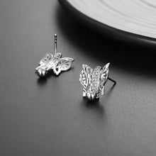 Load image into Gallery viewer, Korean Style Fashion Earrings Women Japanese Literature And Art Niche Design Hollow Butterfly Earrings