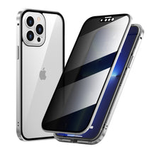 Load image into Gallery viewer, Anti-peep Magneto for Apple 13Pro phone case iPhone13/Mini double-sided metal frame protection