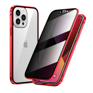 Anti-peep Magneto for Apple 13Pro phone case iPhone13/Mini double-sided metal frame protection