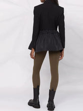 Load image into Gallery viewer, Black Blazers For Women Notched Loose Long Sleeve Single Button