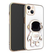 Load image into Gallery viewer, 6D  Astronaut Bracket Apple 13ProMax Mobile Phone Case Comes With Lens Film Suitable For iPhone12 Protective Soft Case
