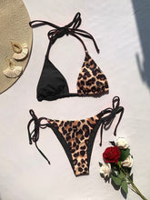 Load image into Gallery viewer, Ellolace Leopard 2 Piece Bikini Set