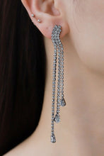 Load image into Gallery viewer, Glass Stone Fringe Dangle Earrings