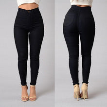 Load image into Gallery viewer, Plus Size High Waist Skinny Jeans