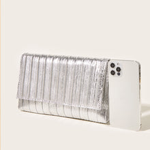 Load image into Gallery viewer, Metallic Shiny Clutch Simple Versatile Evening Bag