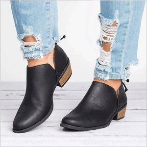 Women Winter Boots Slip On Women Causal Ankle Boots Platform Shoes