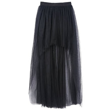 Load image into Gallery viewer, High Waist Floor-Length Skirt Irregular Mesh Tutu