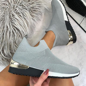 Elegant Elastic Slip-on Breathable Sneakers