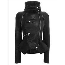 Load image into Gallery viewer, Motorcycle Leather Gothic Jacket