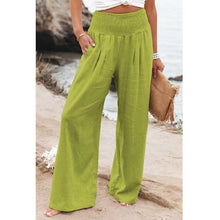 Load image into Gallery viewer, Cotton Linen Pockets Long Trousers