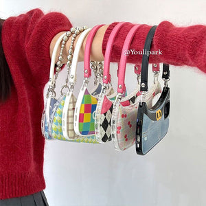 Fashion Handbag In Autumn And Winter Is Suitable For 13 Apple 14ProMax Phone Case iPhone12 All Inclusive 11