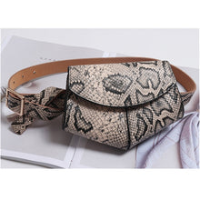 Load image into Gallery viewer, Women Serpentine Fanny Pack Ladies New Fashion Waist Belt Bag