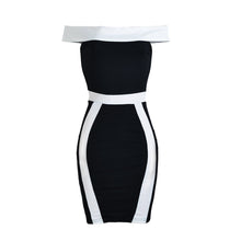 Load image into Gallery viewer, Off Shoulder Bodycon Dress