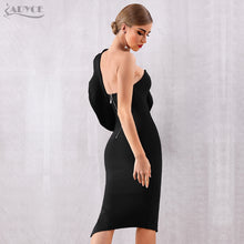 Load image into Gallery viewer, Sexy One Shoulder Ruffles Bodycon Dress