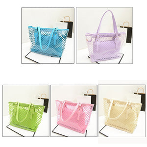 Candy Color Transparent Handbag