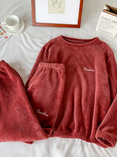 Load image into Gallery viewer, Winter Soft Velvet Pajamas Set